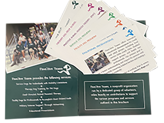 C. Laurin LLC - Mini folder with inserts for Paws'itive teams
