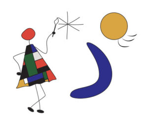 Miro style artist illustration